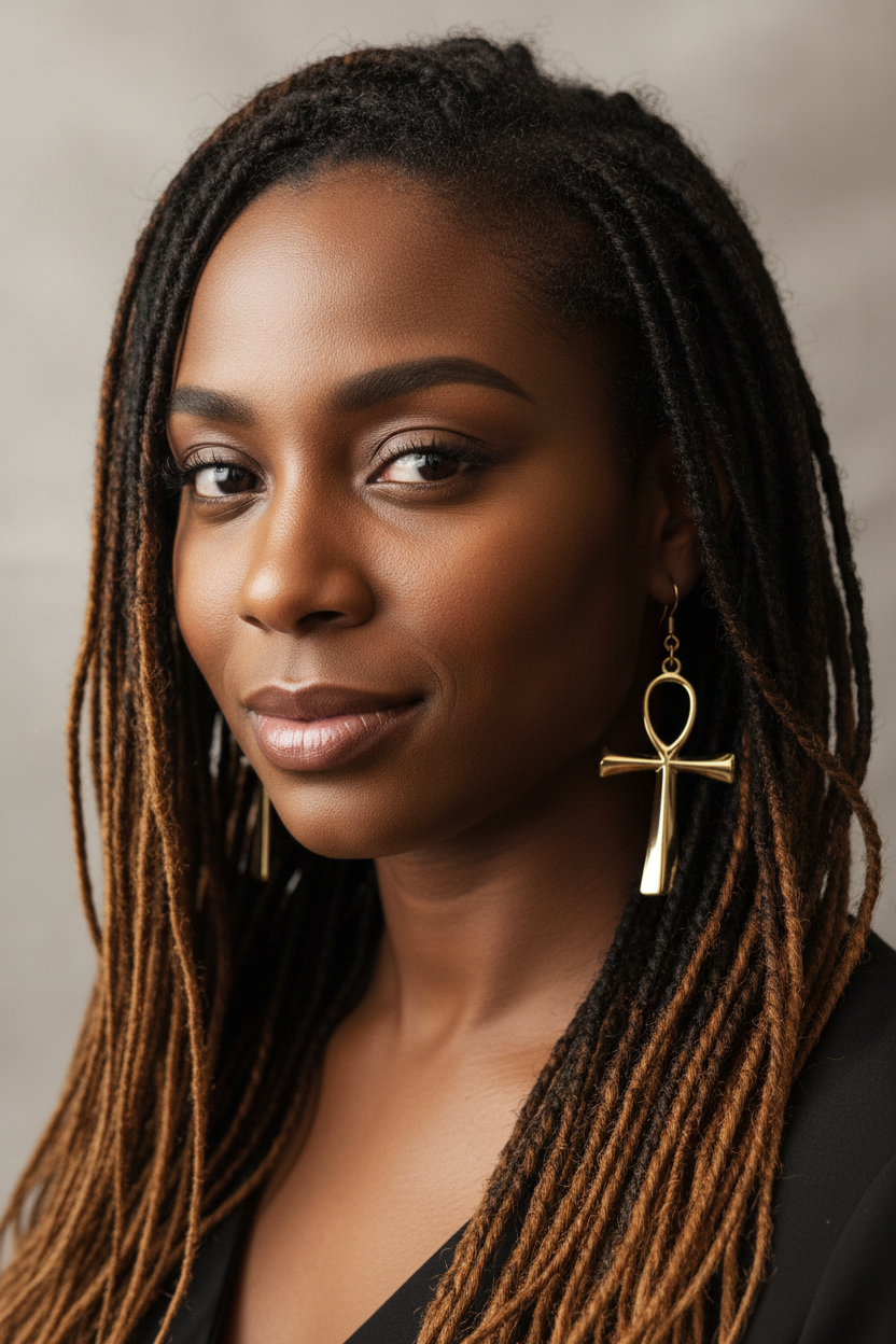 Ankh Earrings