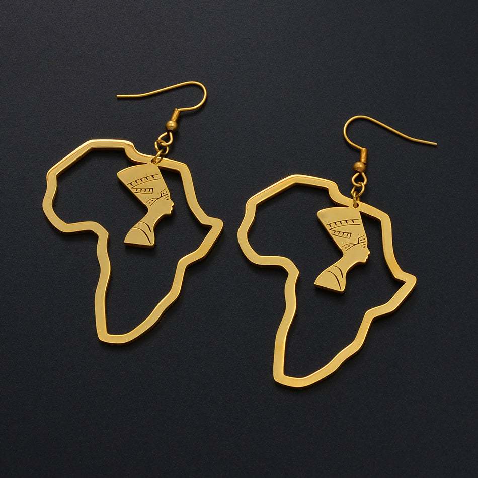 Africa Nefertiti Earrings