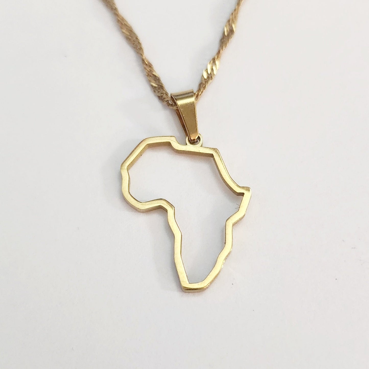 Small Africa outline Pendant