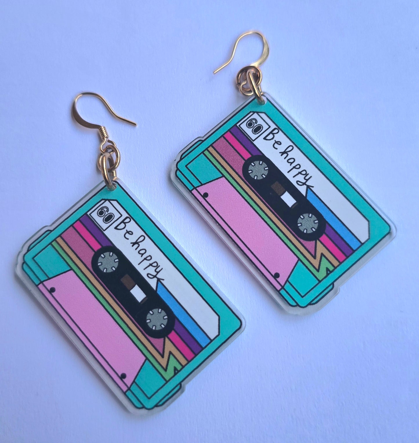 Cassette earrings