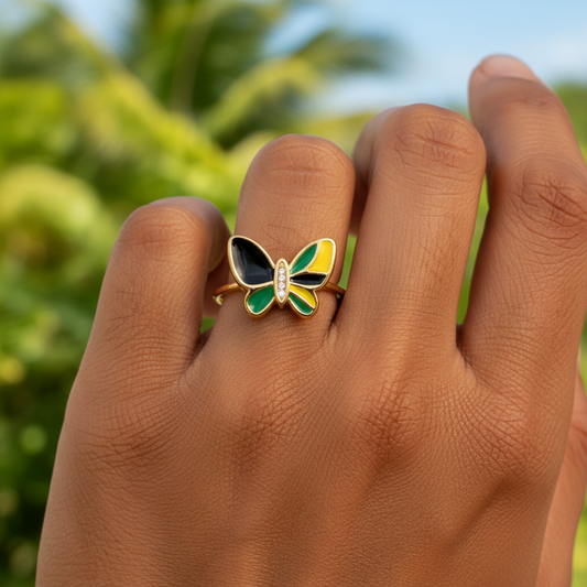 Ackee Butterfly Ring
