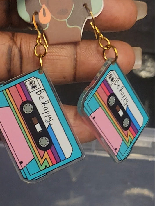 Cassette earrings