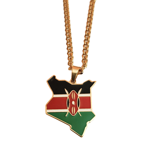 Kenya Flag Necklace