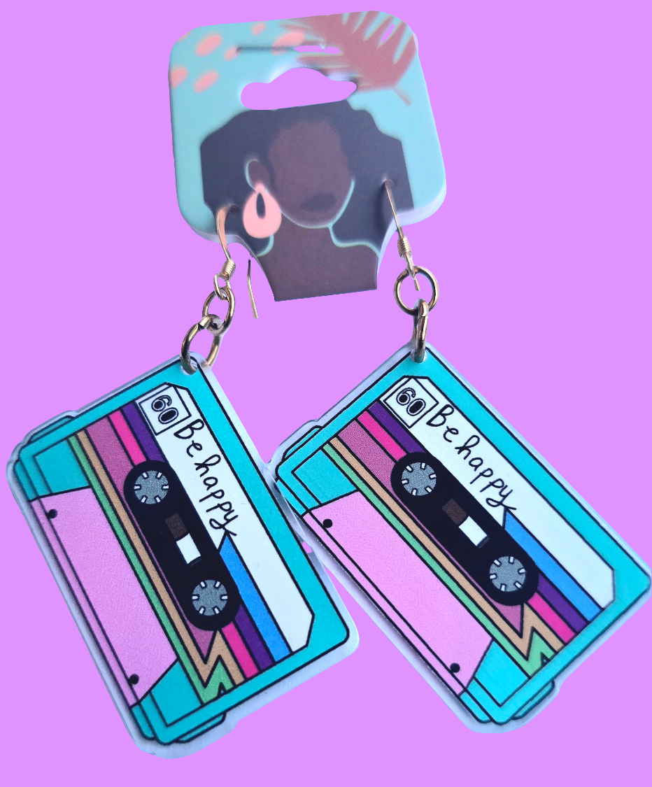 Cassette earrings