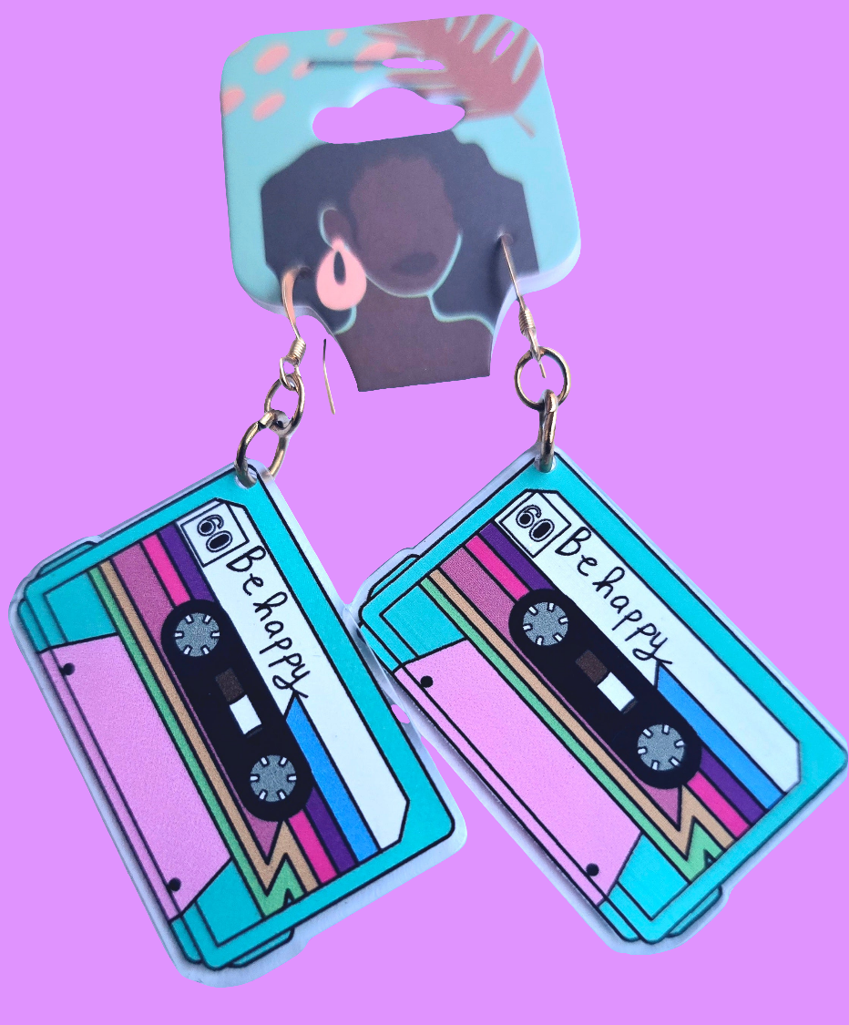 Cassette earrings