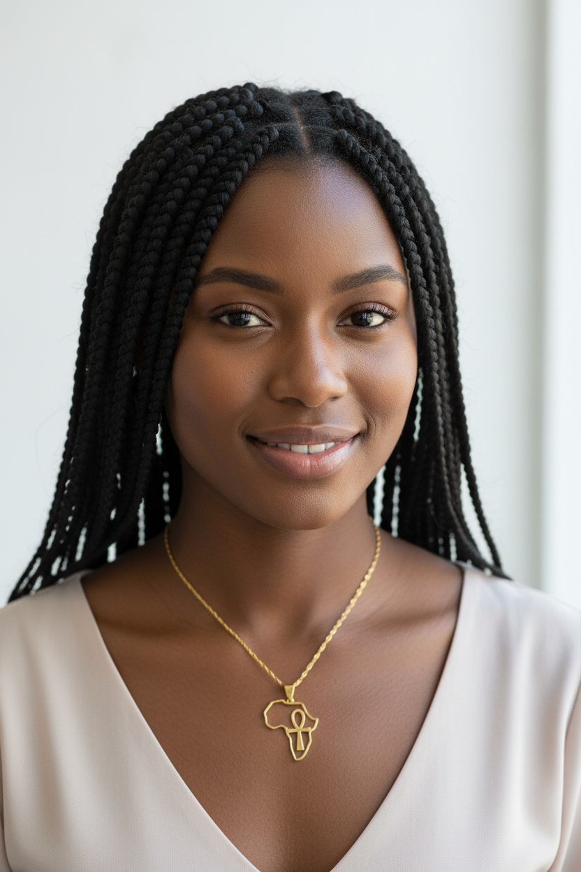 Ankh in Africa Pendant Necklace