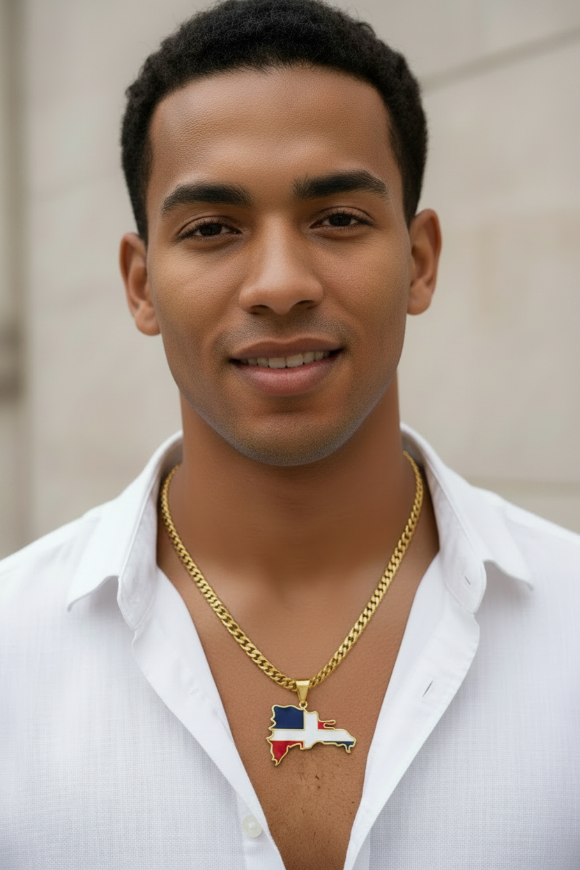 Dominican Republic Pendant Necklace