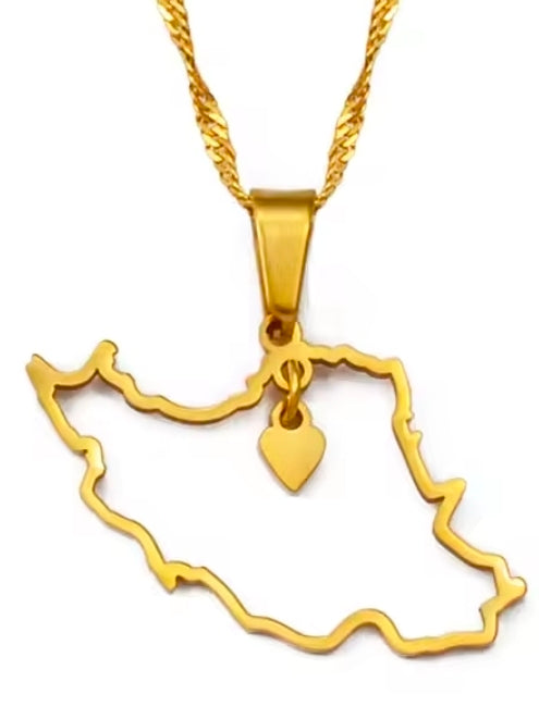 Iran Pendant and Necklace