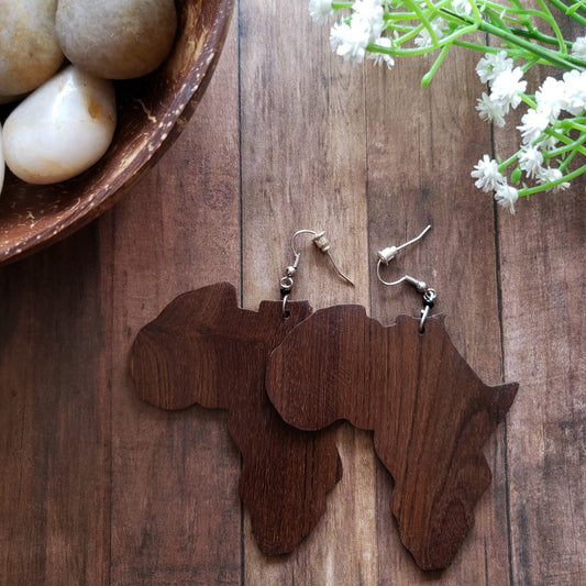 Ebony wood Africa Earrings
