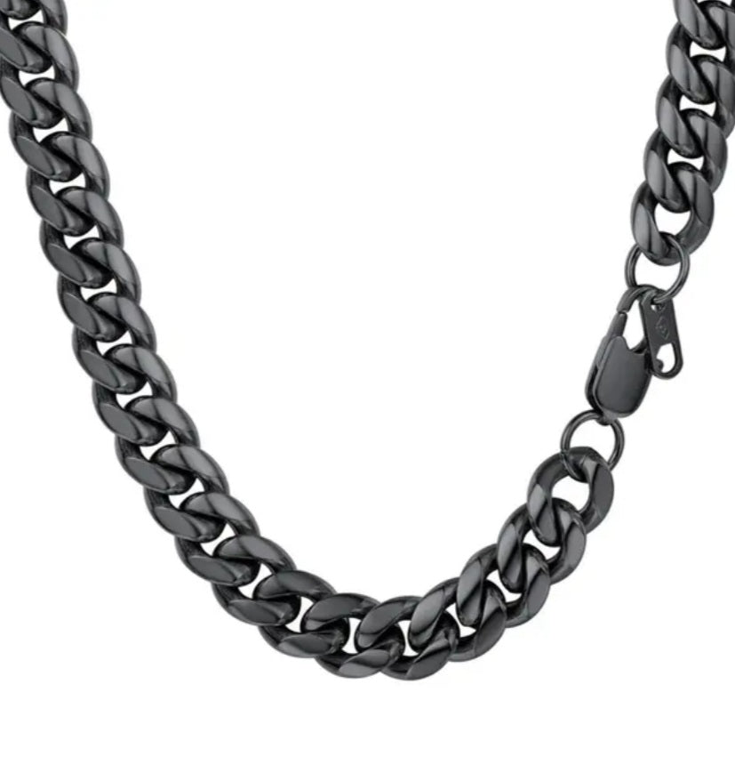 BLACK GUN METAL CHAIN