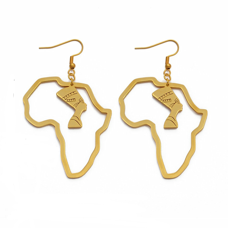 Africa Nefertiti Earrings