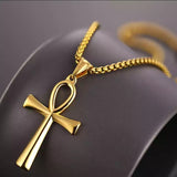 Ankh cross Pendant and Necklace