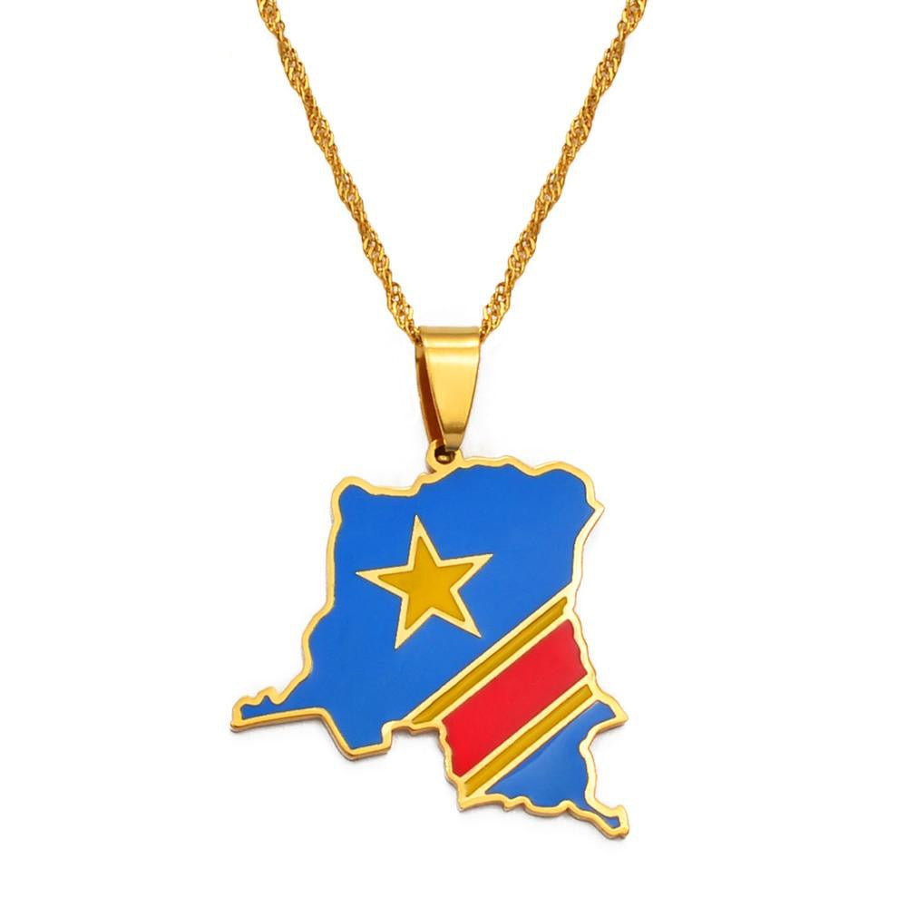 Democratic Republic of the Congo Necklace